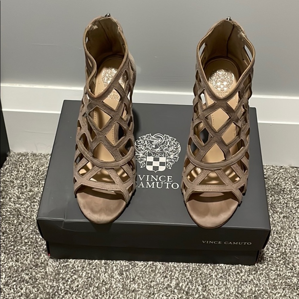 Vince Camuto Beige Heels